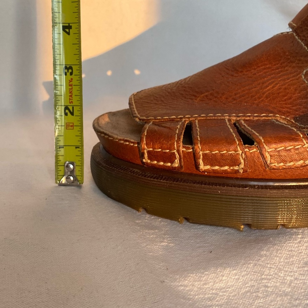 Dr. Martens 8344 Arc Fisherman Sandals Brown Leather Men’s 10 Made in England - Picture 11 of 11